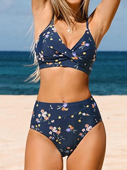 Lucía - Bikini cruce y cintura alta