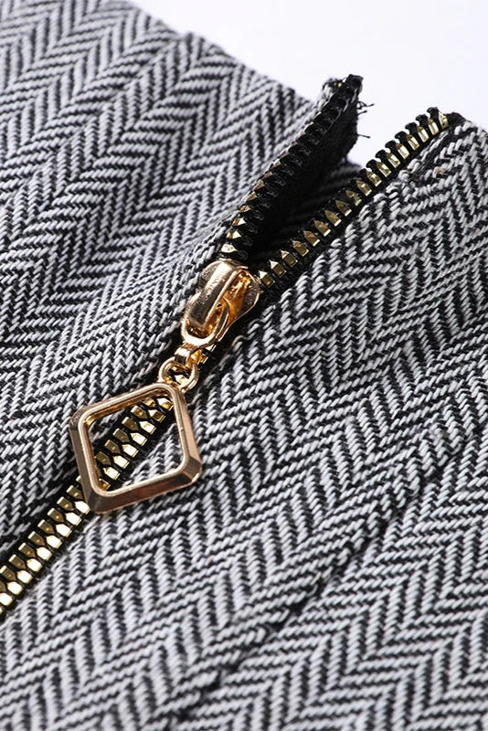 Evena - Conjunto de pantalón de tweed de tres piezas