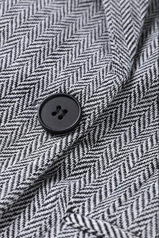Evena - Conjunto de pantalón de tweed de tres piezas