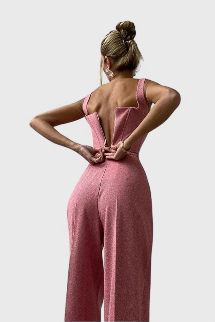 Evena - Conjunto de pantalón de tweed de tres piezas