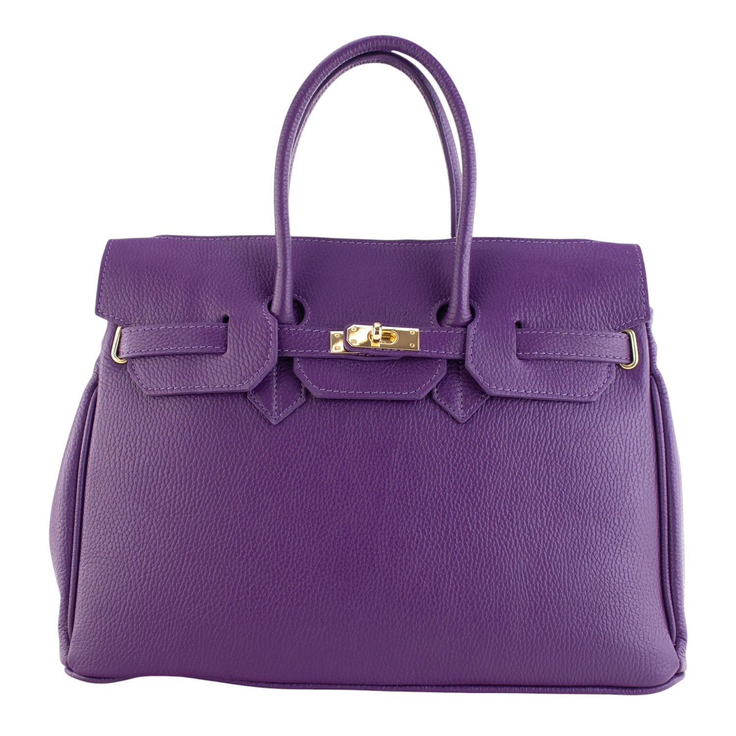 Estrella - Bolso de piel elegancia clásica | Lila
