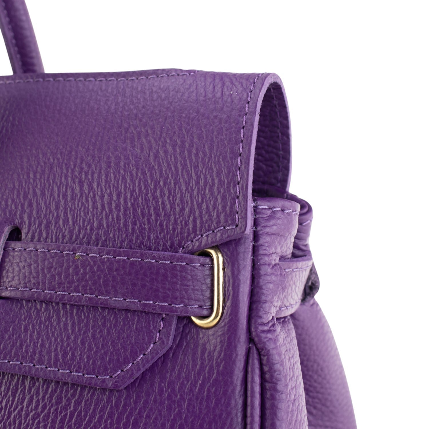 Estrella - Bolso de piel elegancia clásica | Lila