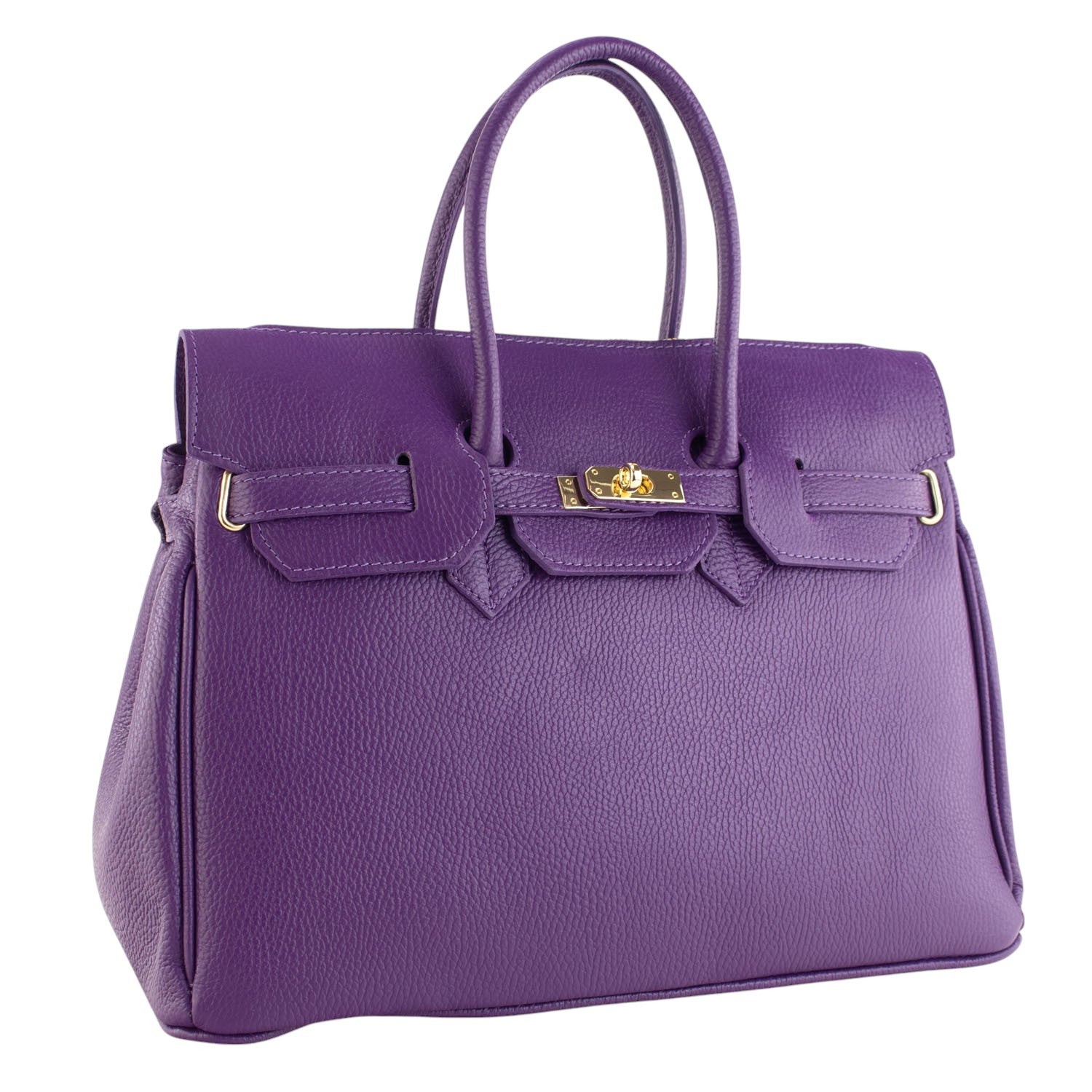 Estrella - Bolso de piel elegancia clásica | Lila