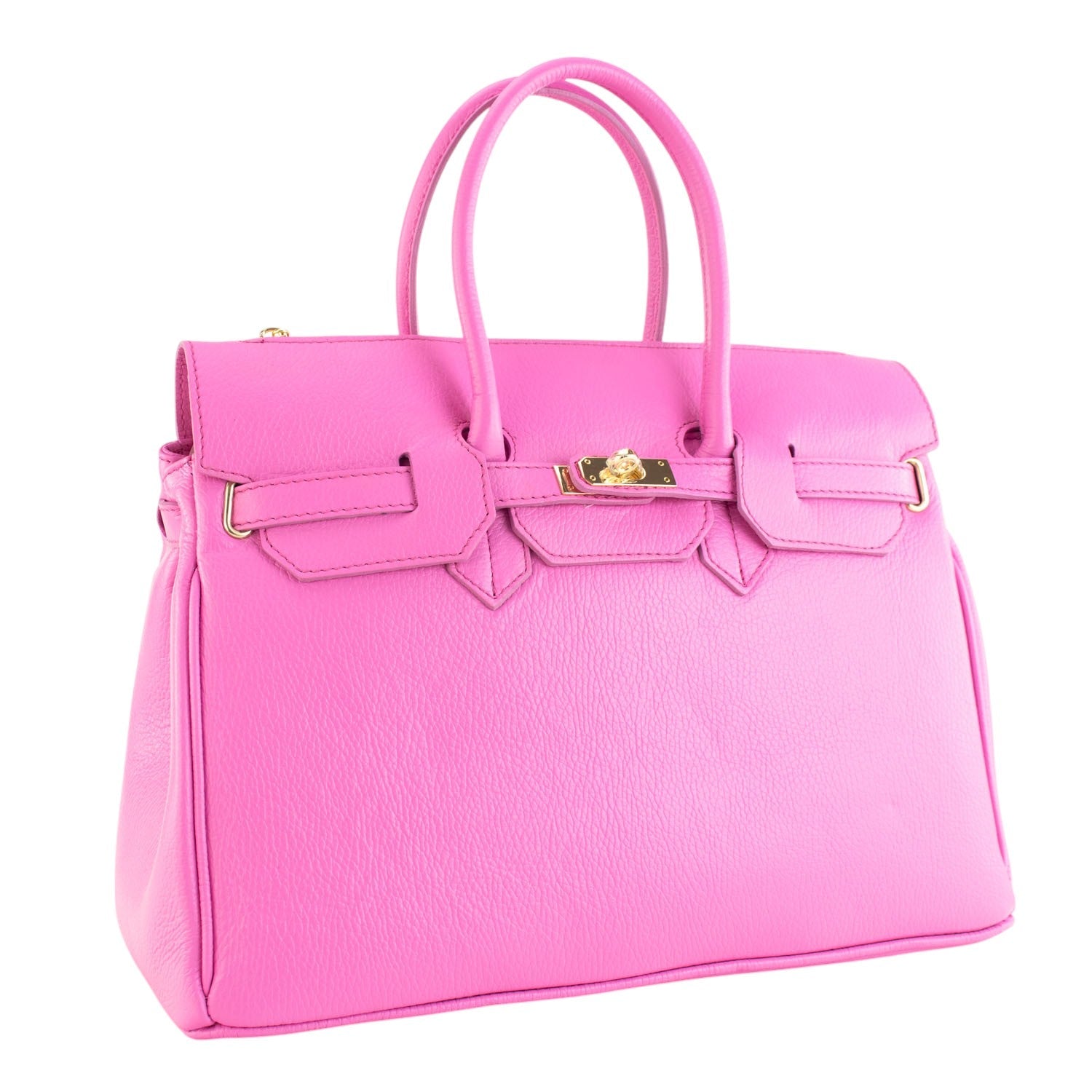 Estrella - Bolso de piel elegancia clásica | Rosa