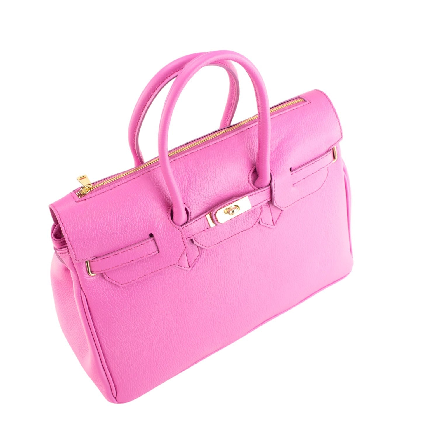 Estrella - Bolso de piel elegancia clásica | Rosa