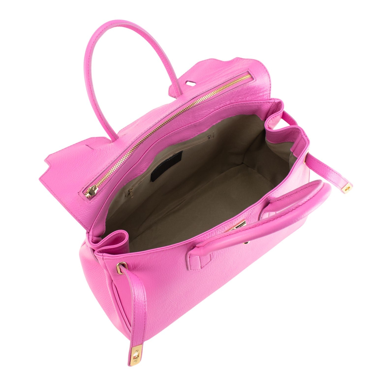 Estrella - Bolso de piel elegancia clásica | Rosa
