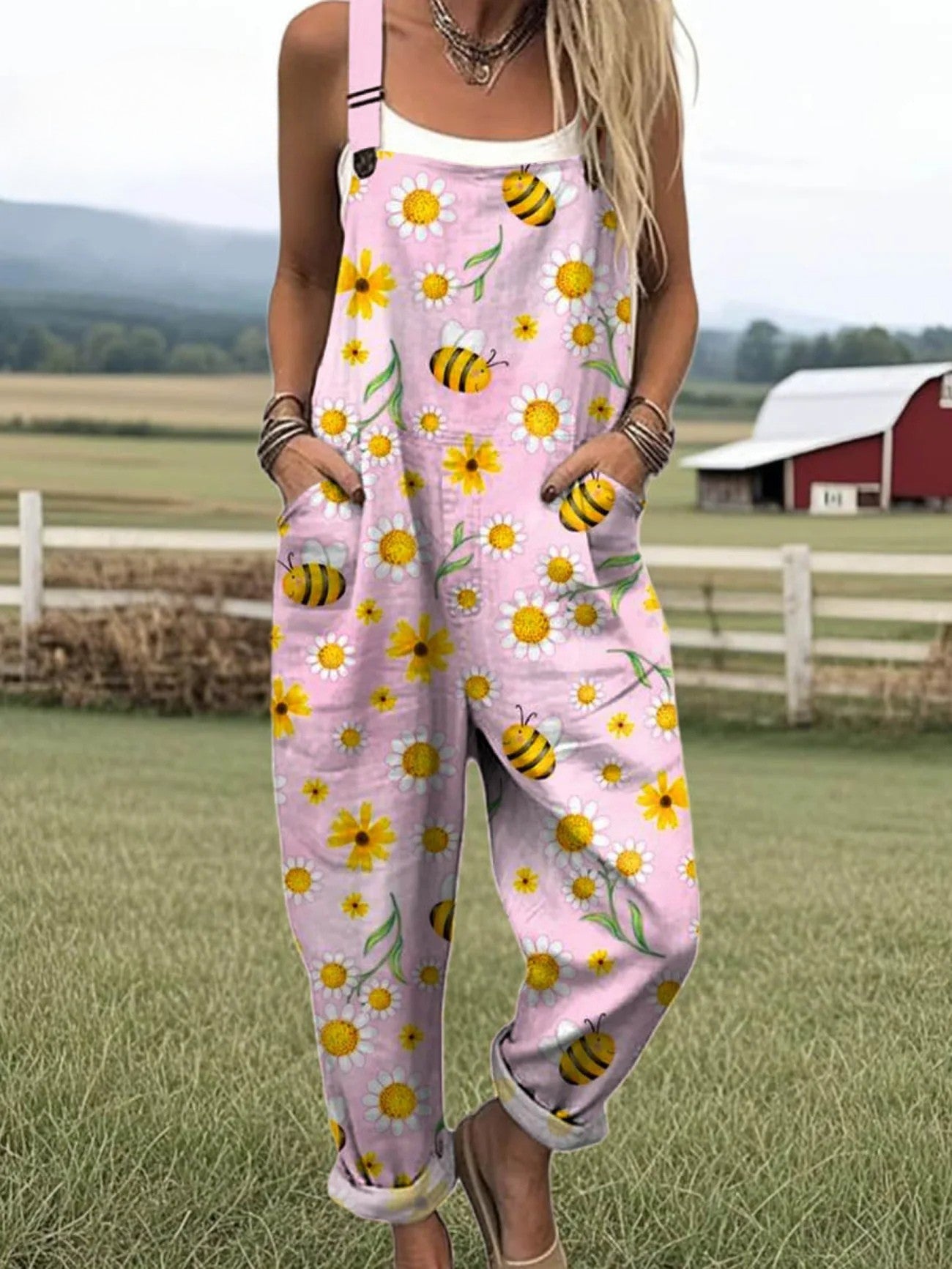 Paloma - Jumpsuit jardín soleado