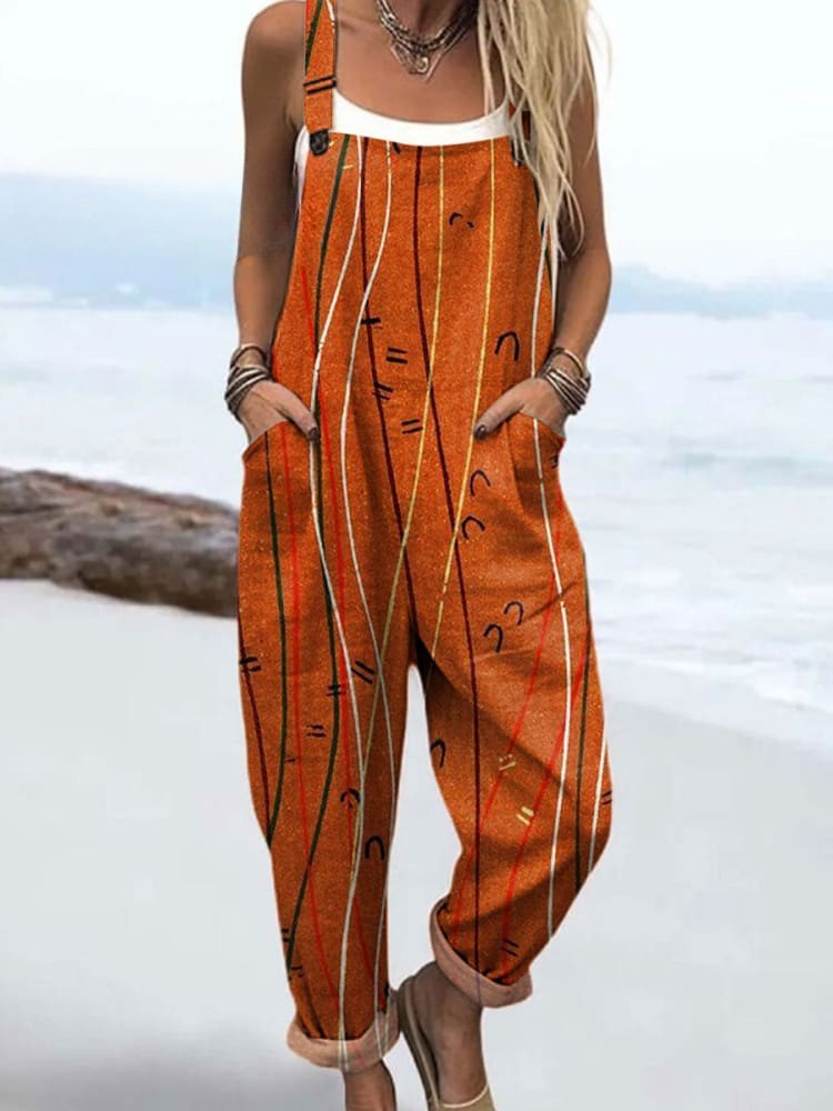 Carina - Jumpsuit estampado bohemio