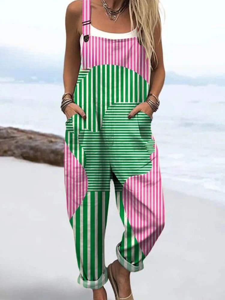 Alejandra - Jumpsuit estilo geométrico