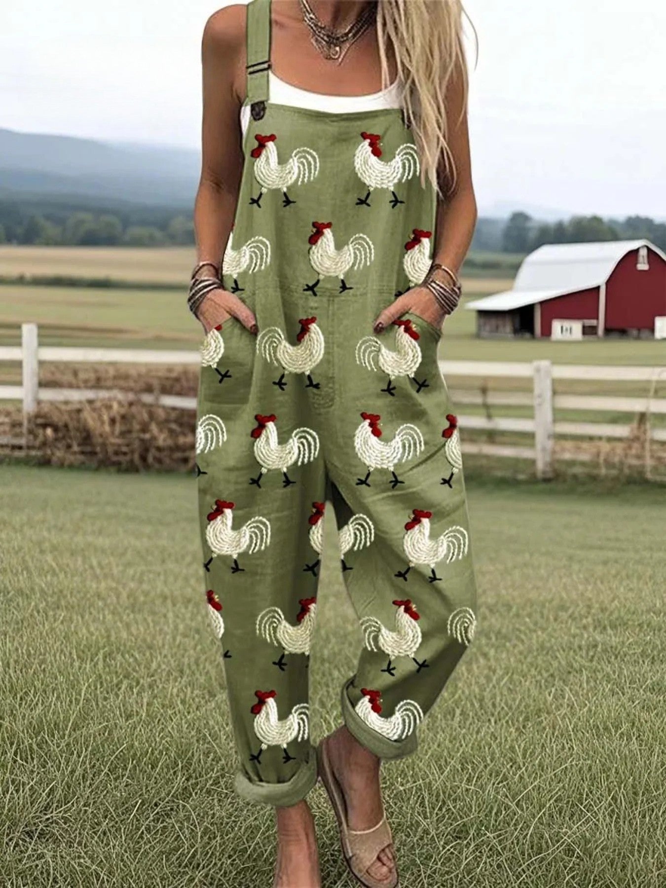 Diana - Jumpsuit estilo campestre