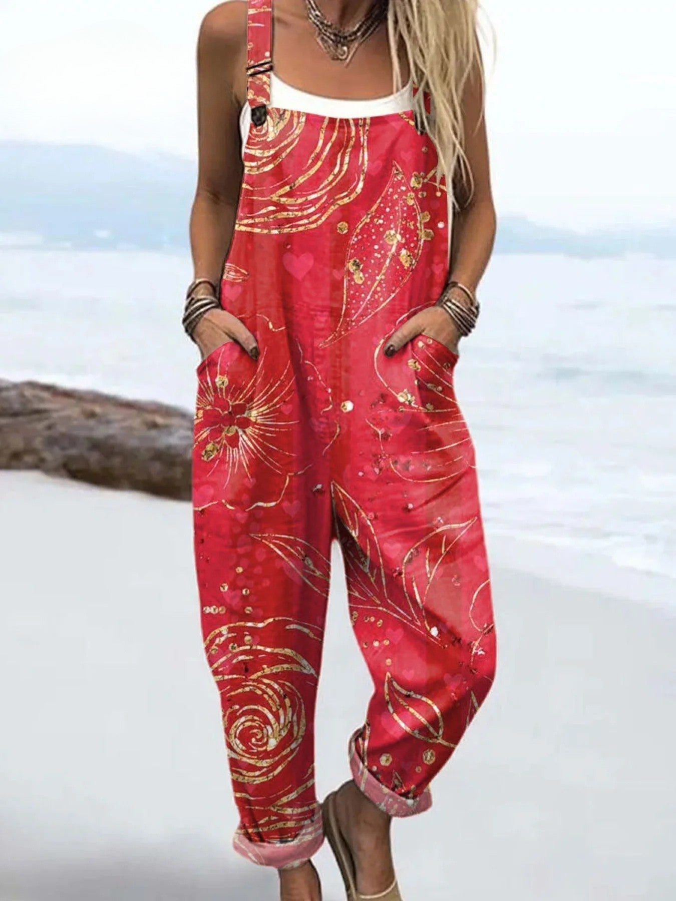 Antonia - Jumpsuit 'Elegancia Dorada'