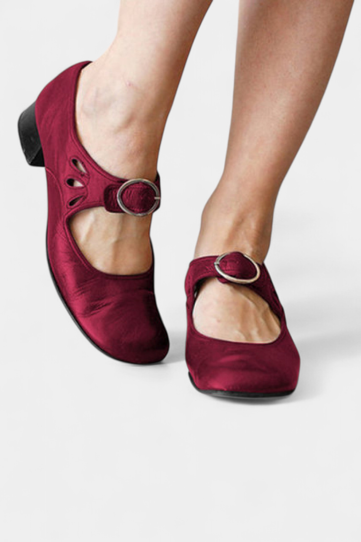 Rahel - Zapatos de tacón Mary Jane con hebilla