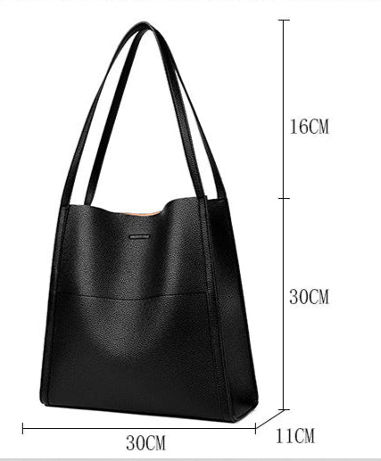 Fera - Bolso tote grande con efecto piel granulada