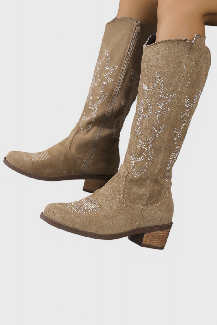 Elka - Botas vaqueras con bordado