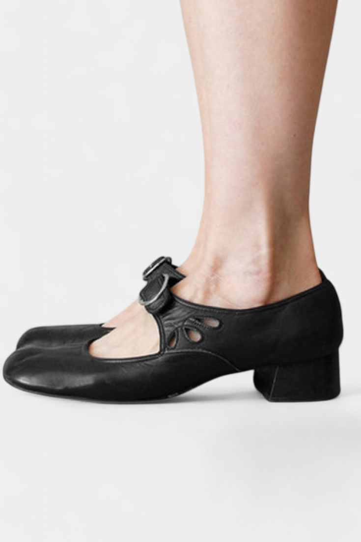 Rahel - Zapatos de tacón Mary Jane con hebilla