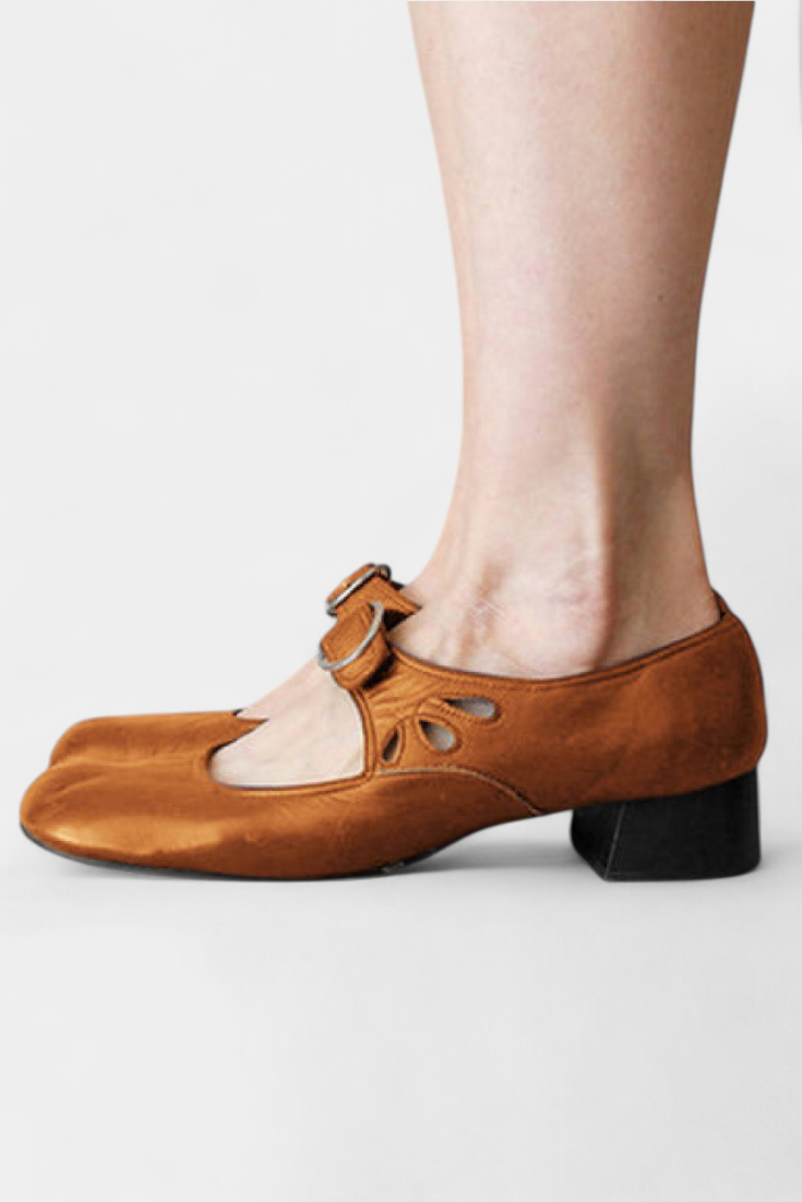 Rahel - Zapatos de tacón Mary Jane con hebilla