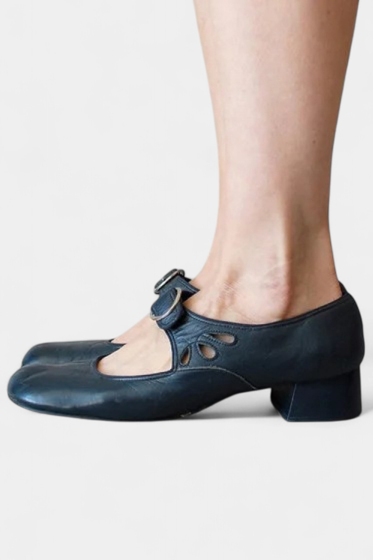 Rahel - Zapatos de tacón Mary Jane con hebilla