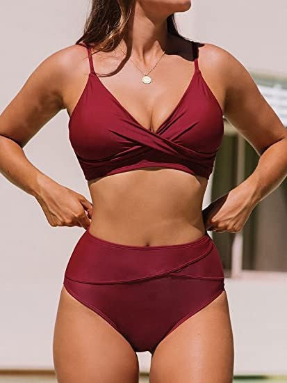 Lucía - Bikini cruce y cintura alta