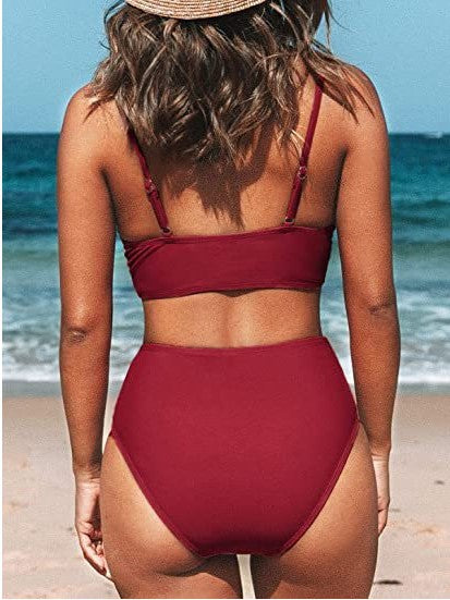 Lucía - Bikini cruce y cintura alta