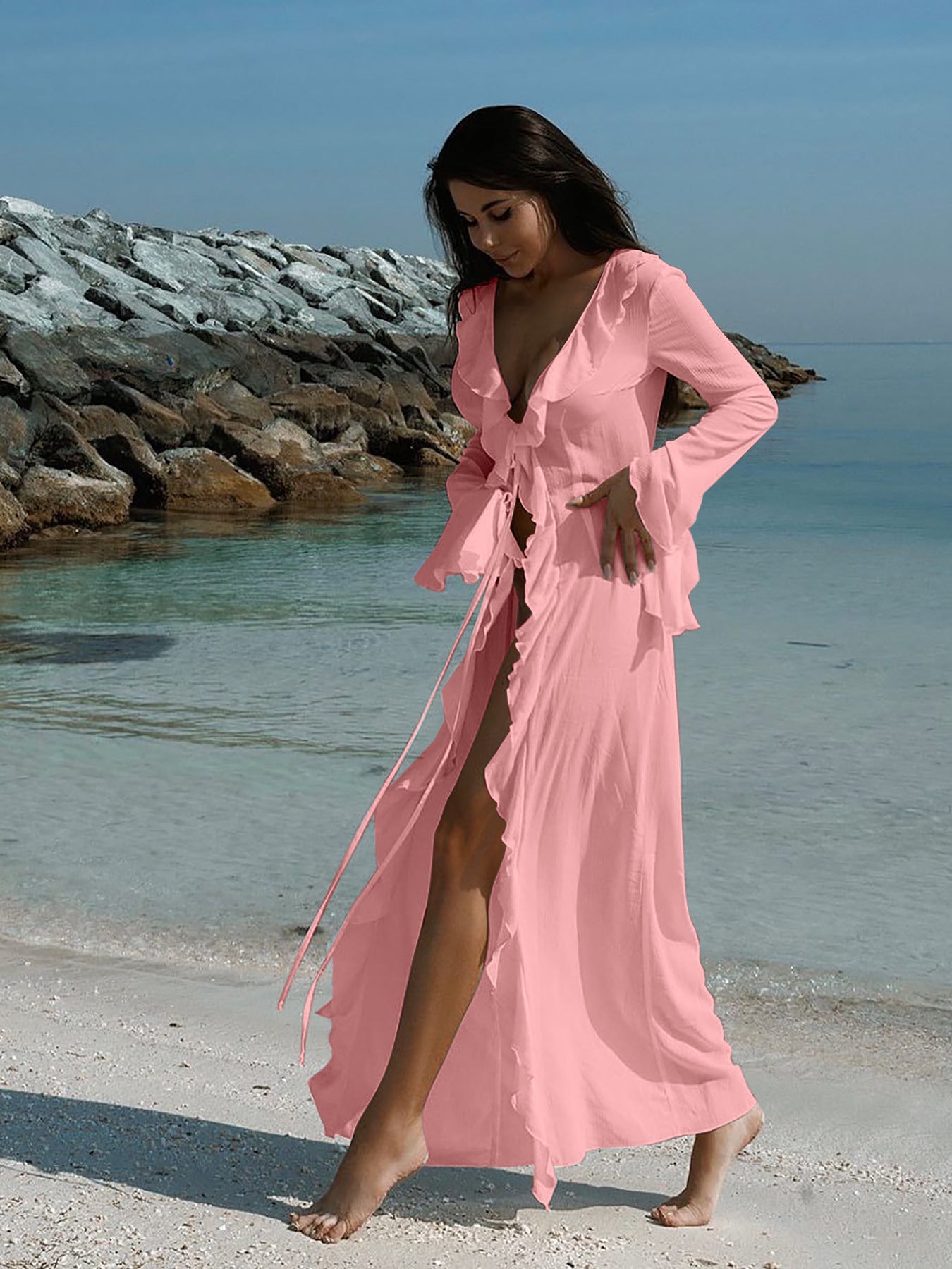 Brisa - Vestido de playa ondas veraniegas