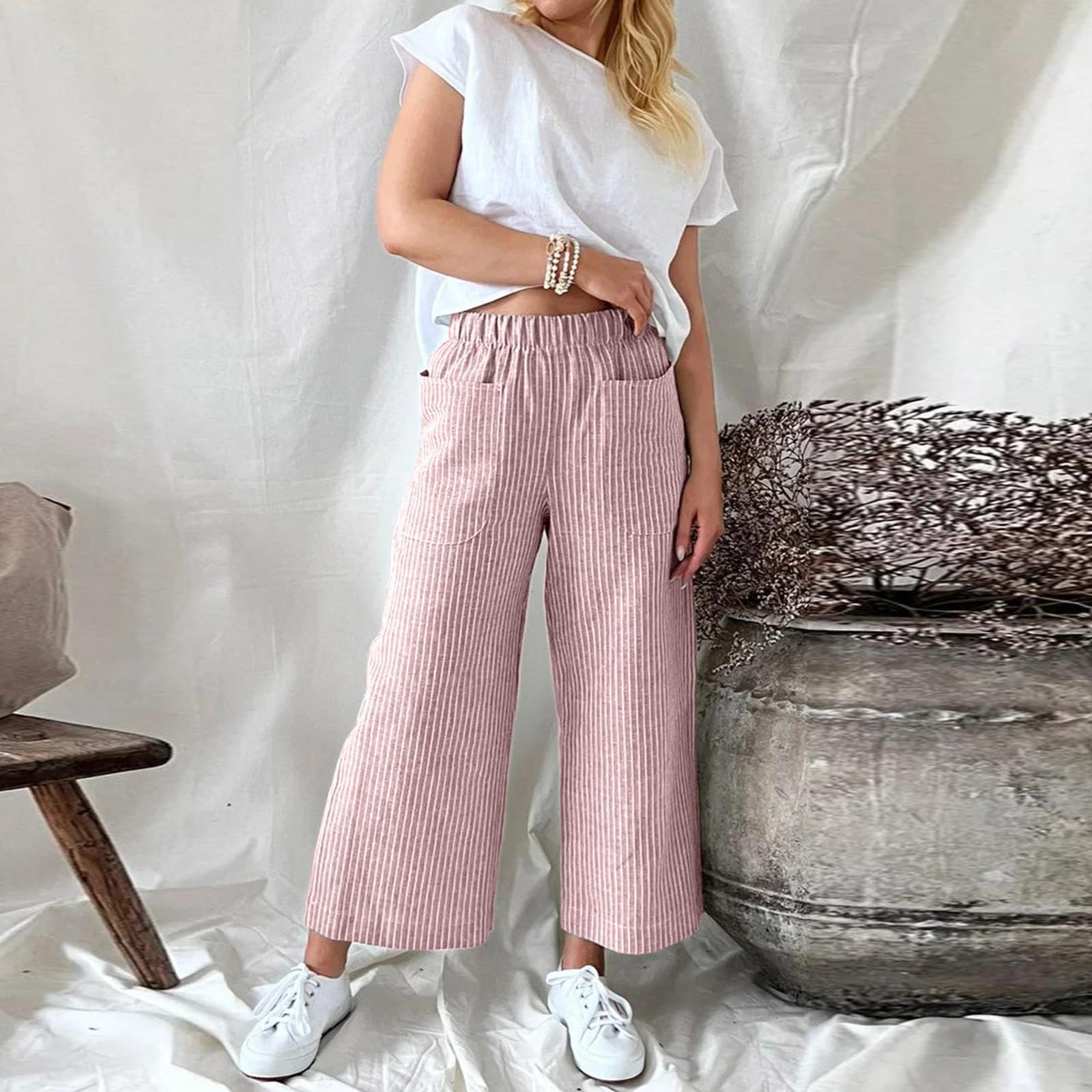 Noor - Pantalón ancho estilo veraniego