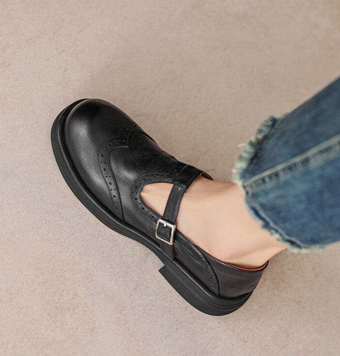 Carina - Zapatos brogue estilo vintage
