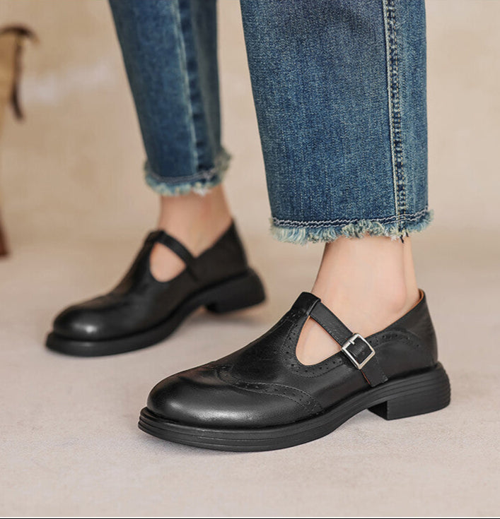Carina - Zapatos brogue estilo vintage