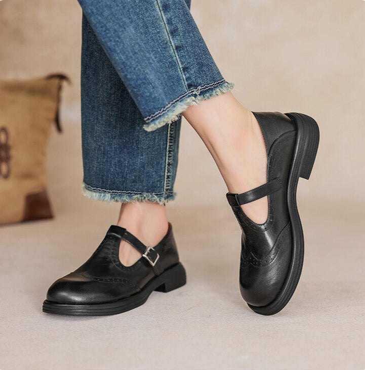 Carina - Zapatos brogue estilo vintage