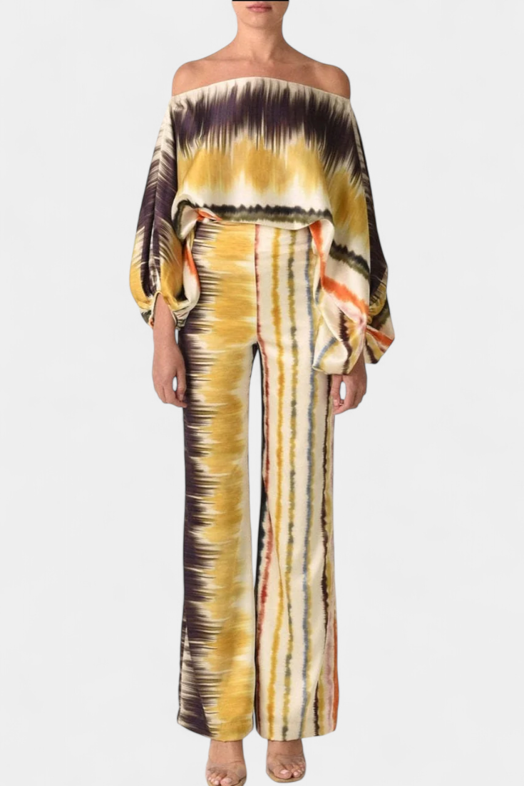 Sybella - Conjunto tie-dye bohemio