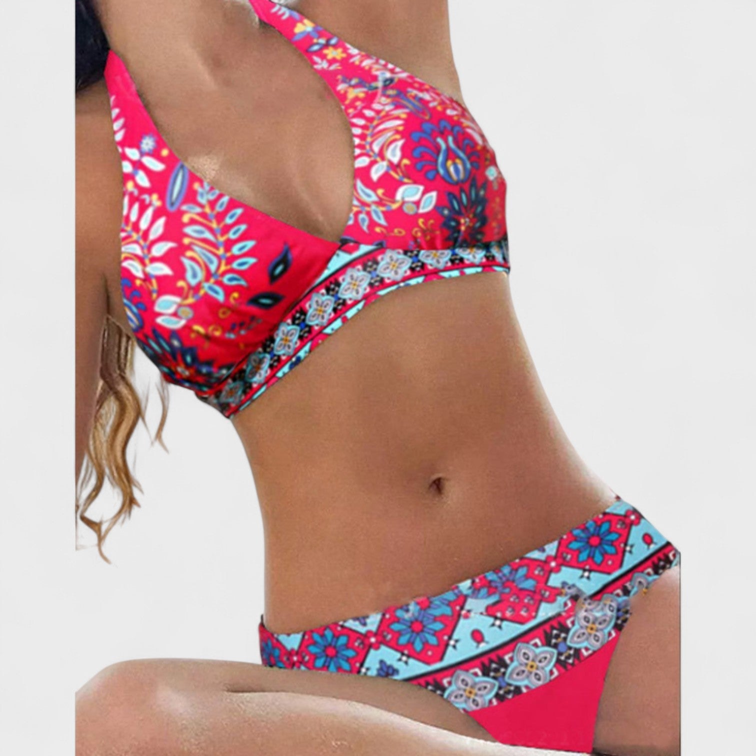 Aitana - Bikini halter estampados de verano