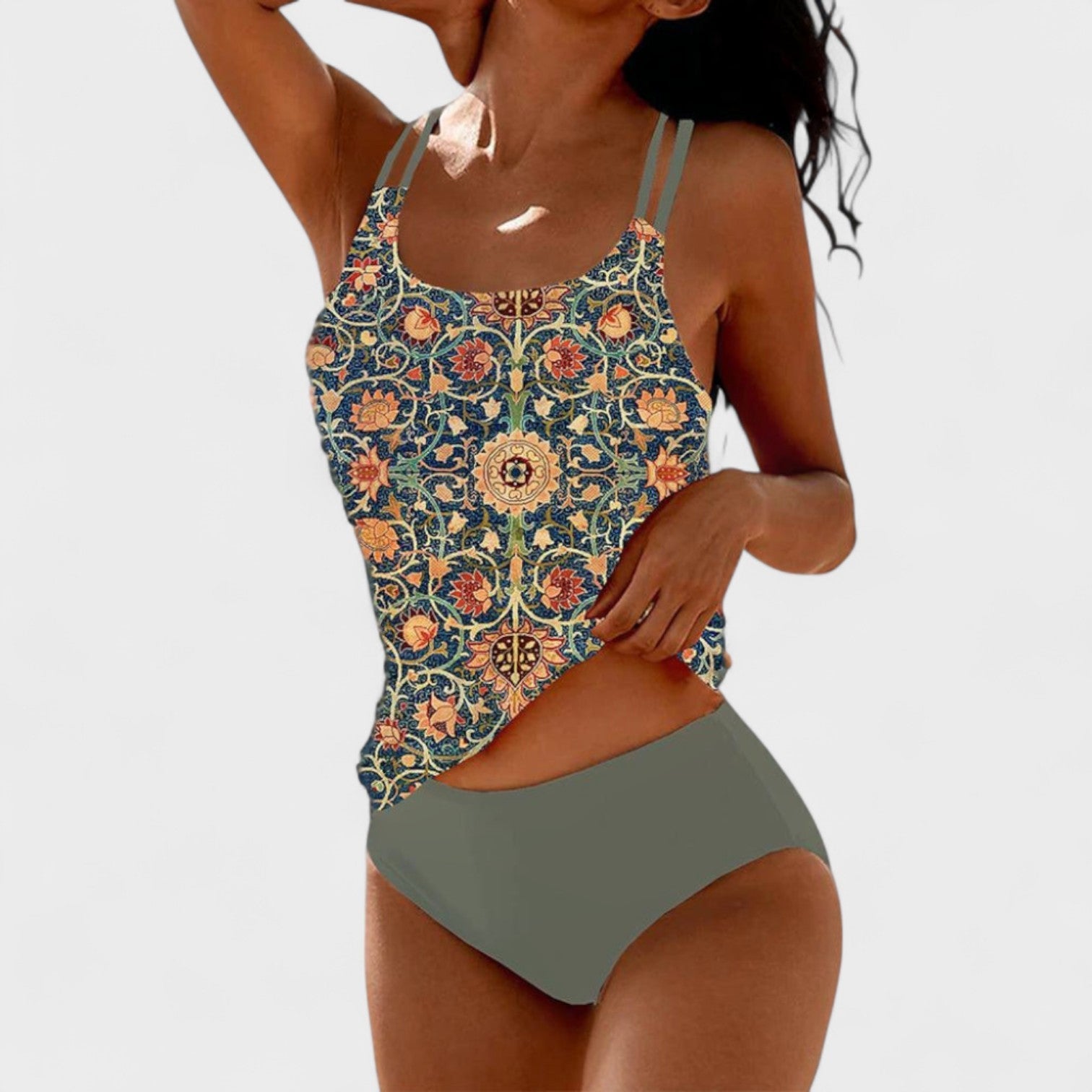 Alba - Tankini elegancia floral