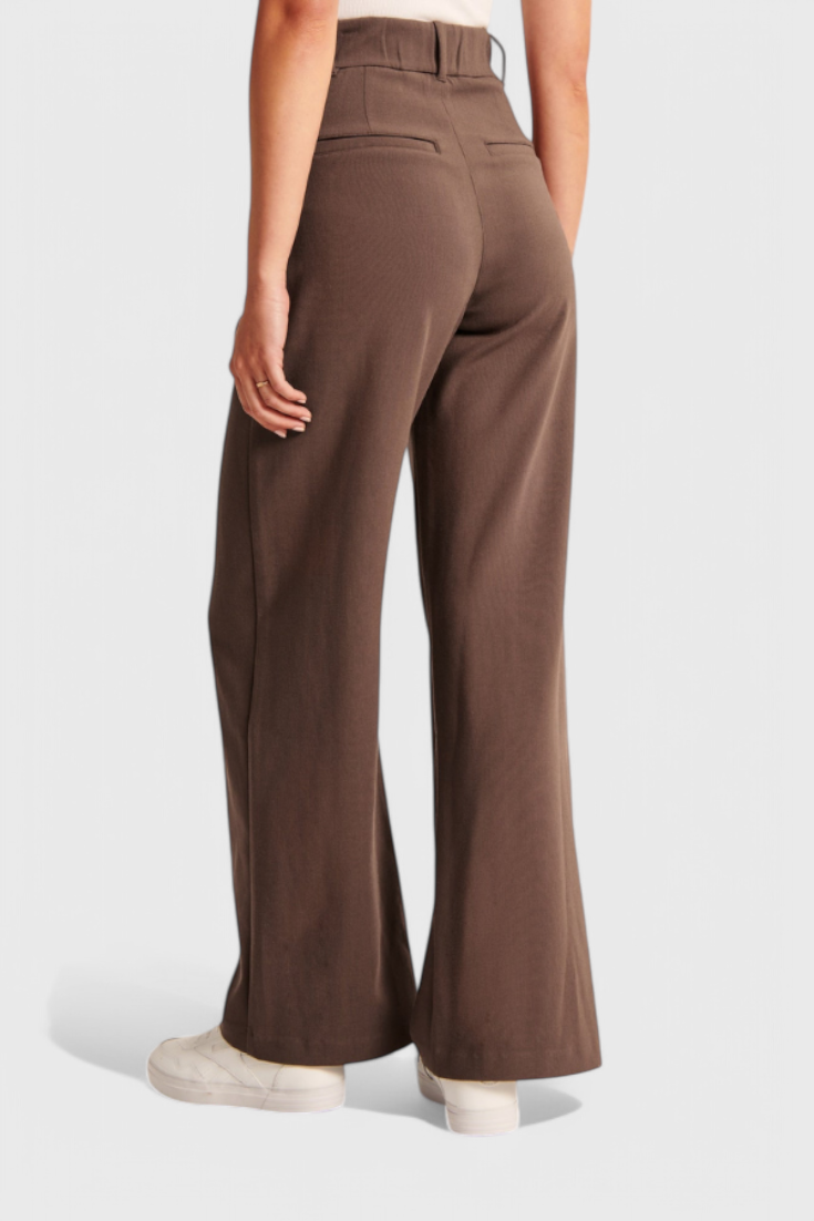 Soraya - Pantalón ancho elegancia sastre