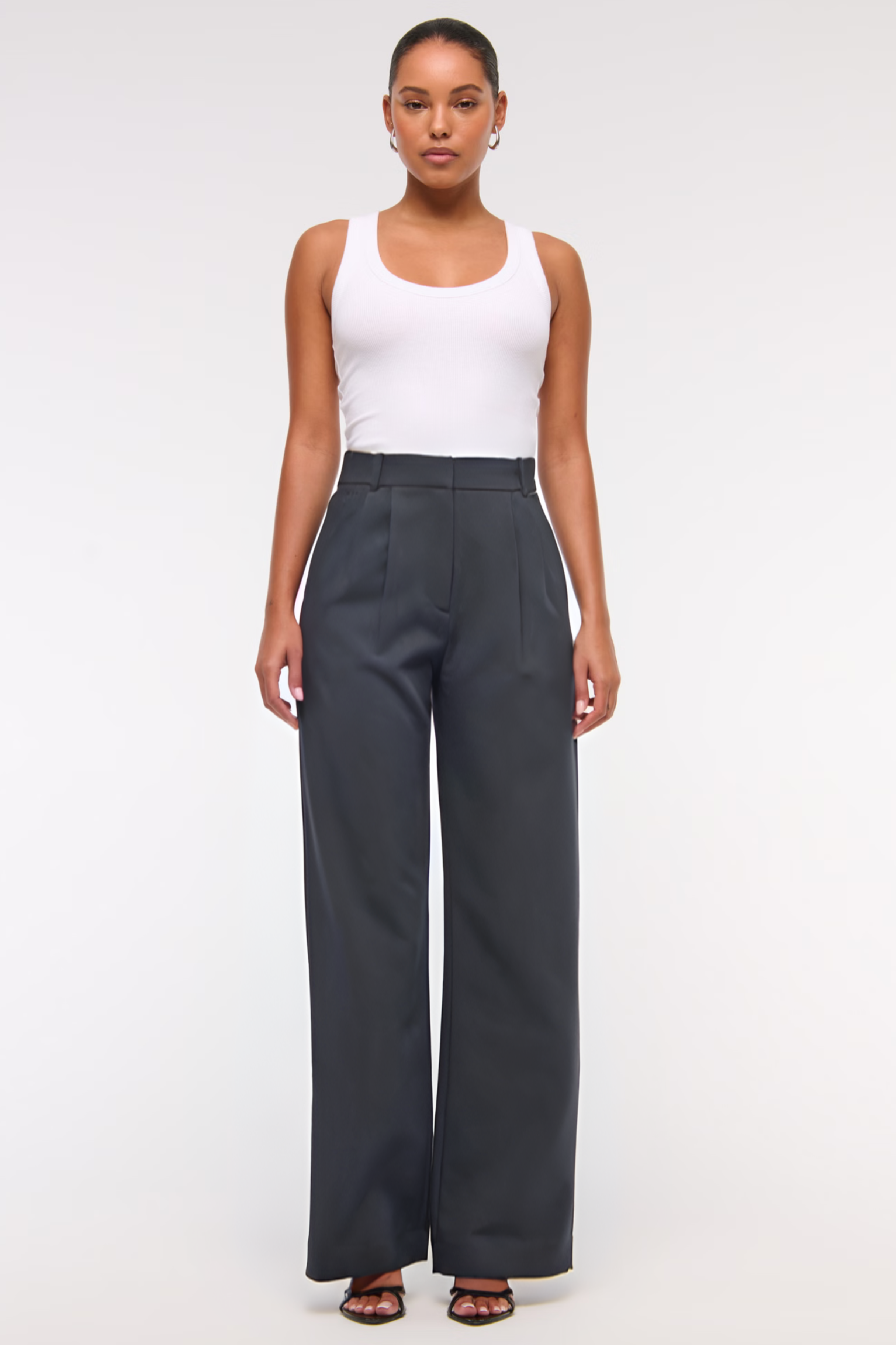 Soraya - Pantalón ancho elegancia sastre