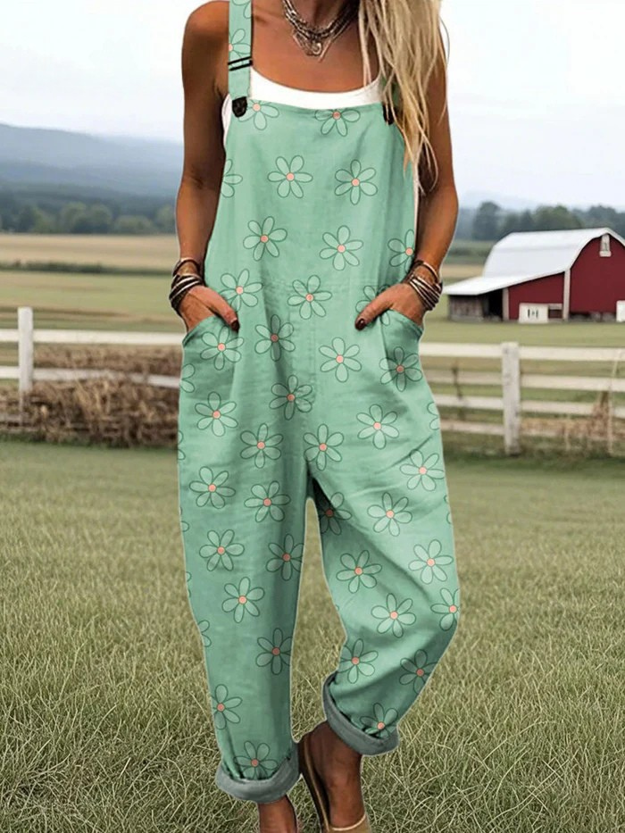 Martina - Jumpsuit jardín de flores