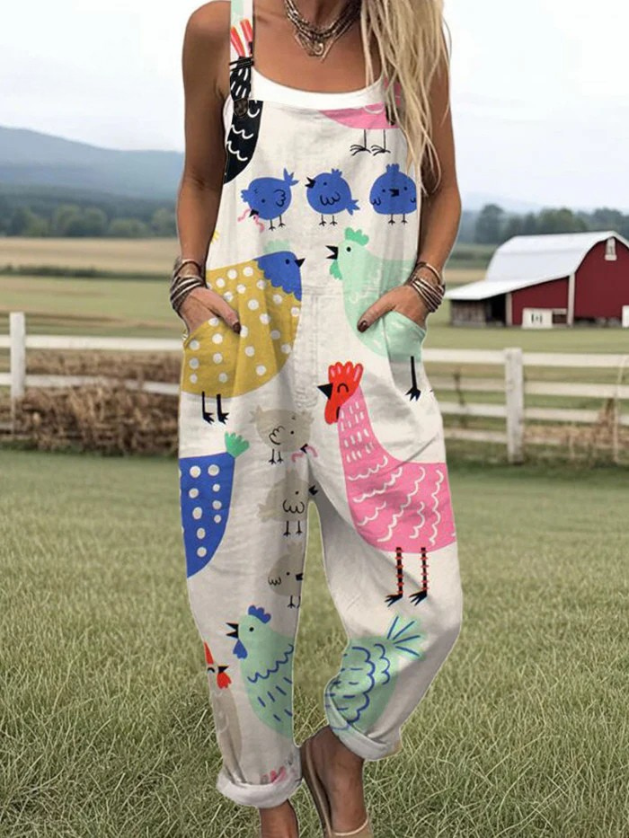 Julieta - Jumpsuit reino de gallinas