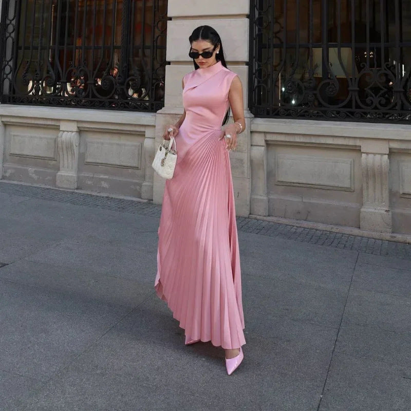 Elyna - Vestido de gala plisado