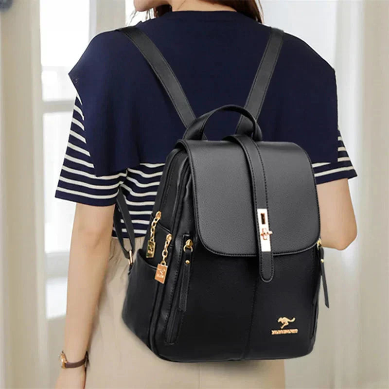 Alisa - Elegante mochila con solapa