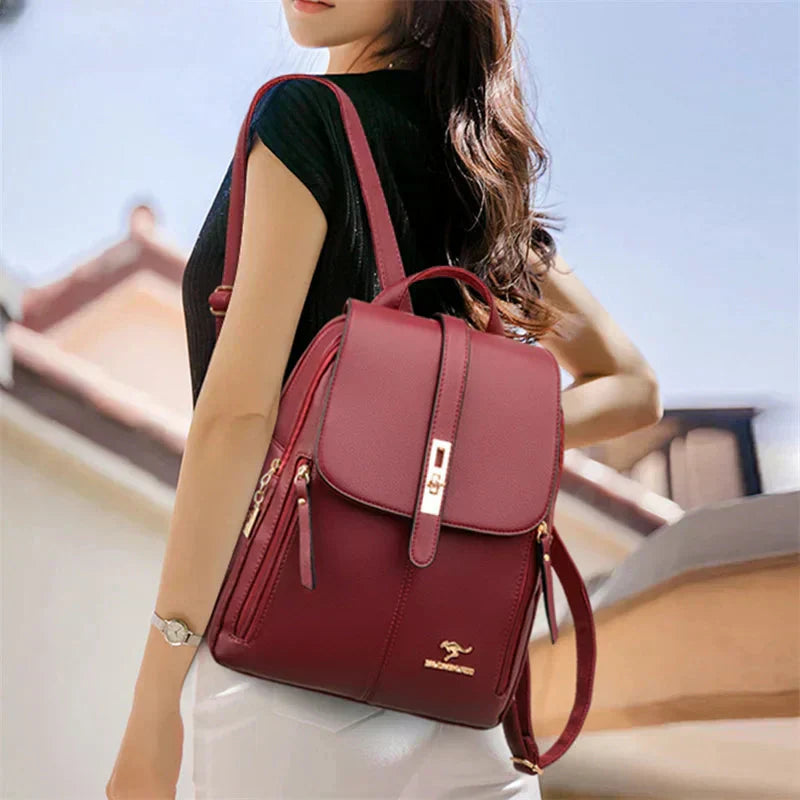 Alisa - Elegante mochila con solapa