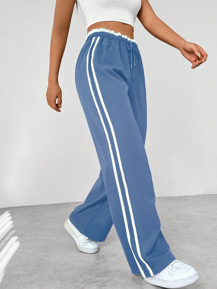 Vera - Pantalón chándal ancho estilo urbano