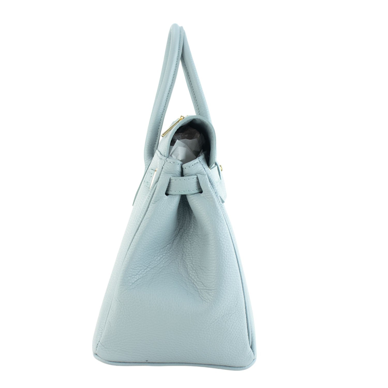 Estrella - Bolso de piel elegancia clásica | Azul Cielo
