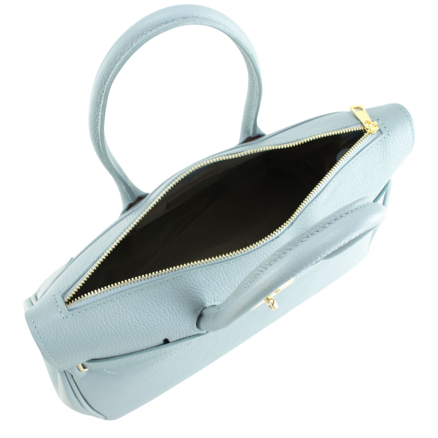 Estrella - Bolso de piel elegancia clásica | Azul Cielo
