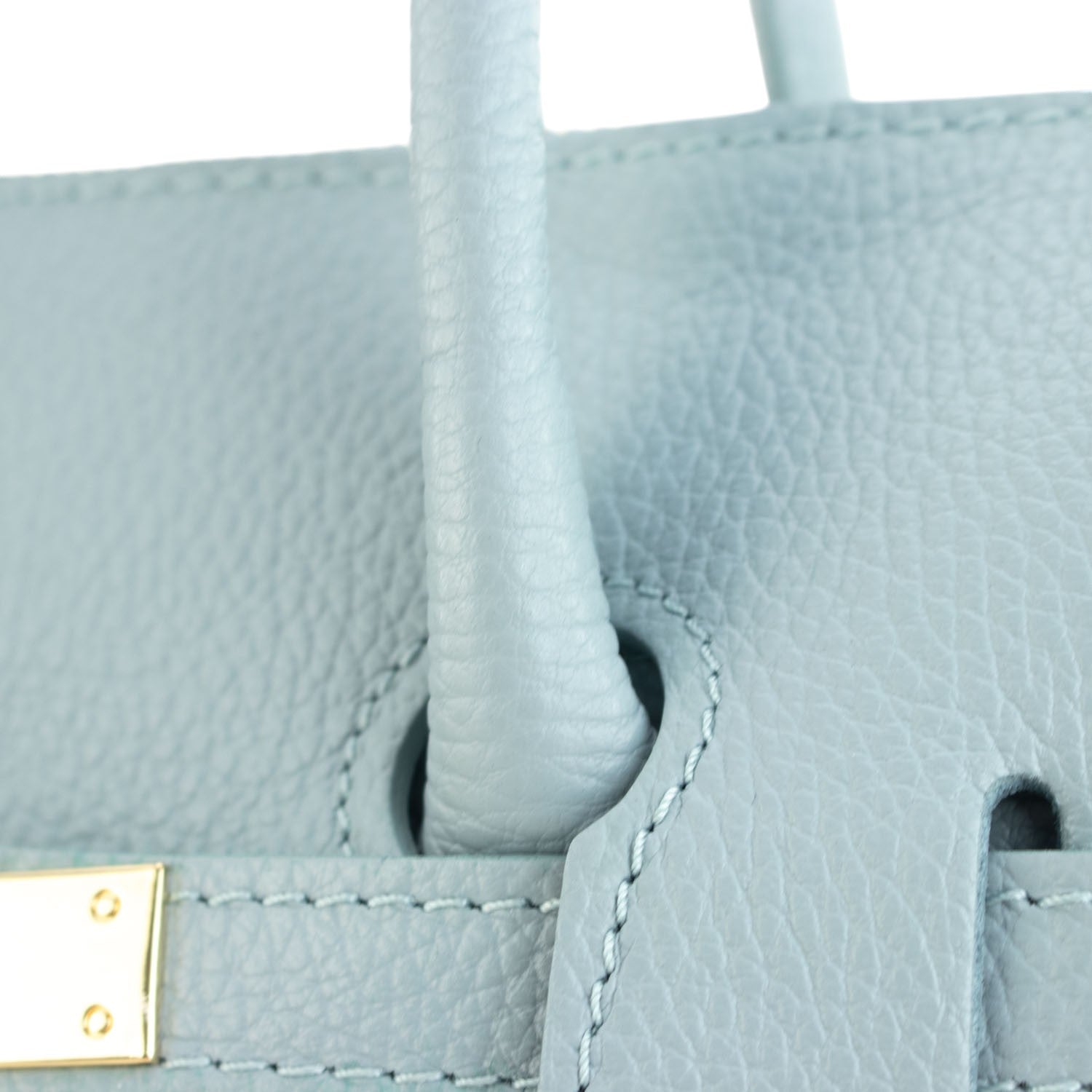 Estrella - Bolso de piel elegancia clásica | Azul Cielo