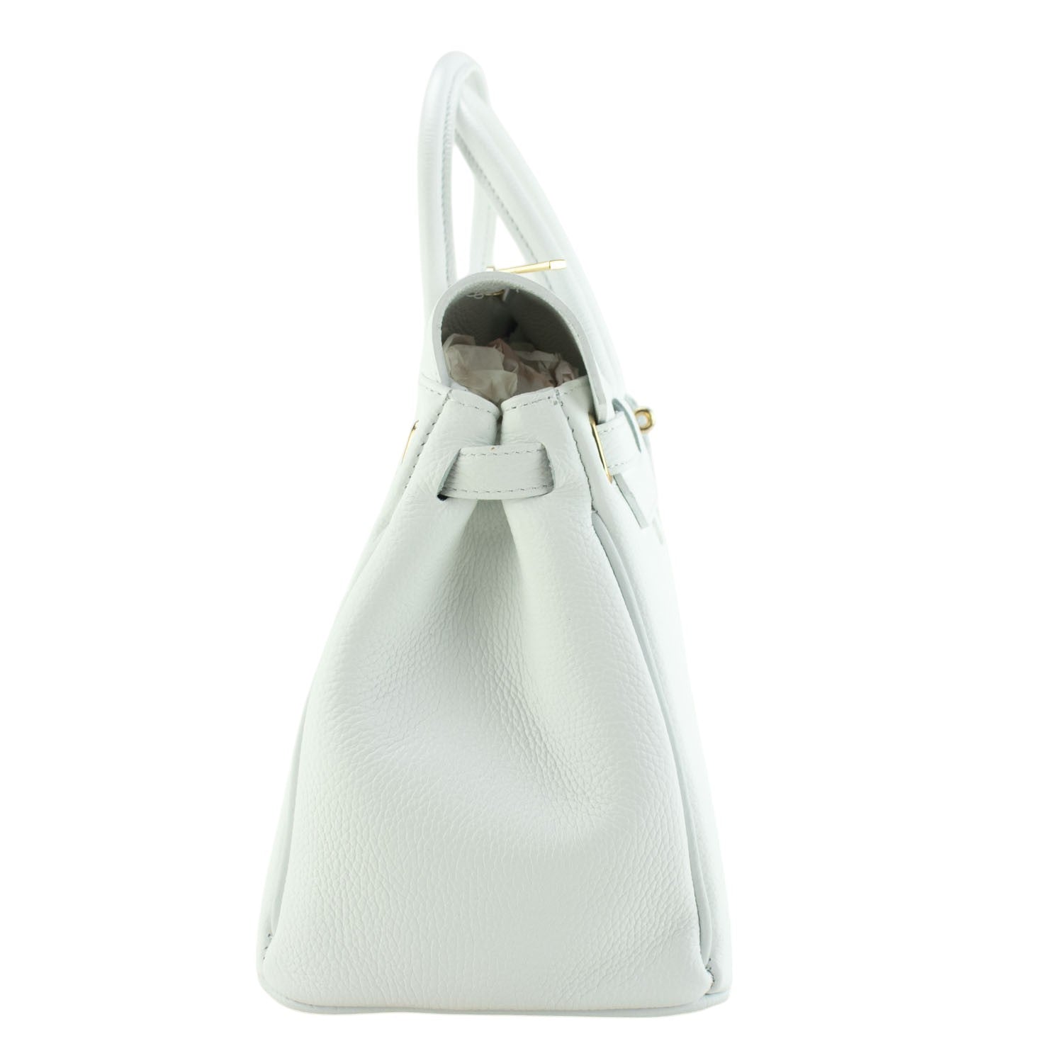 Estrella - Bolso de piel elegancia clásica | Blanco