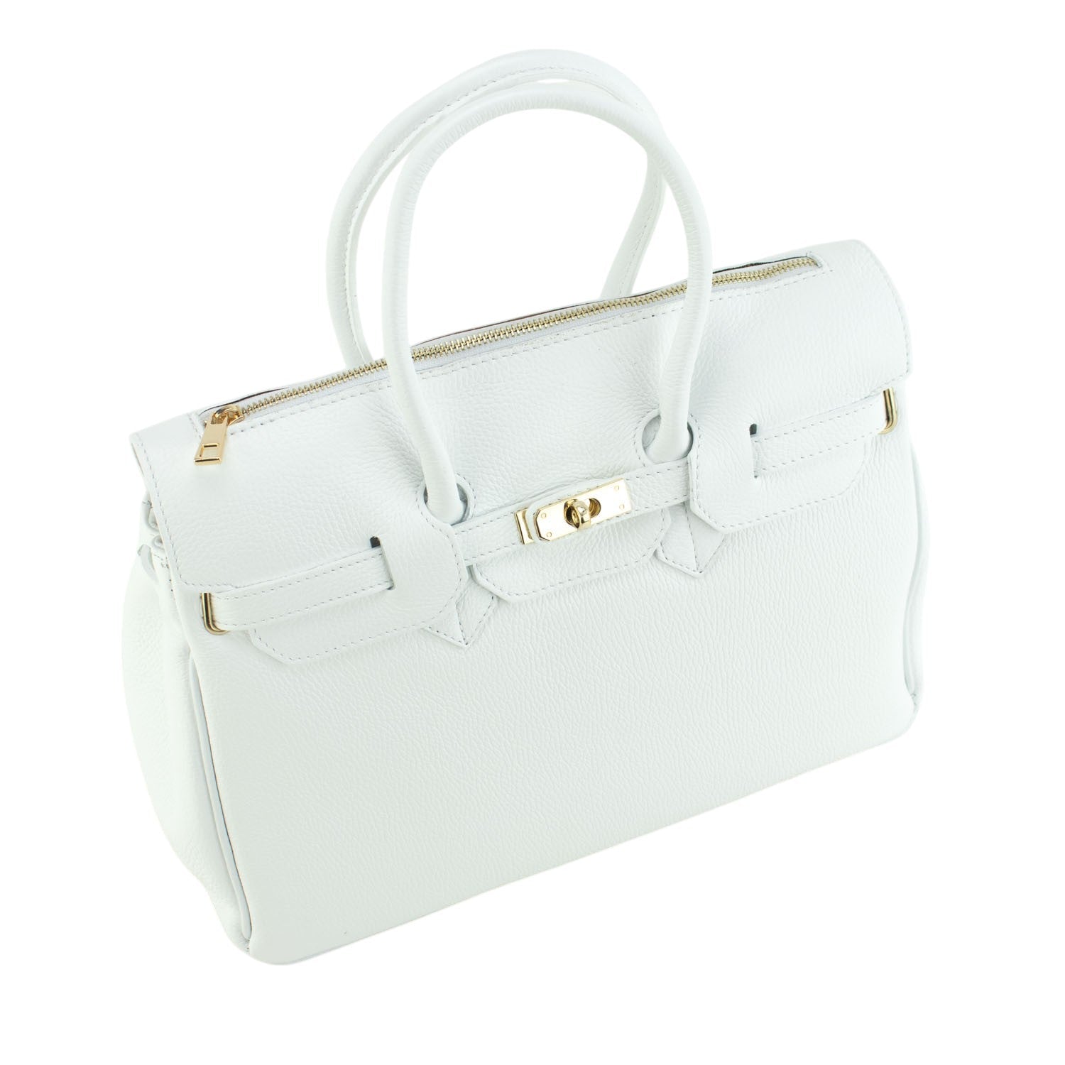 Estrella - Bolso de piel elegancia clásica | Blanco