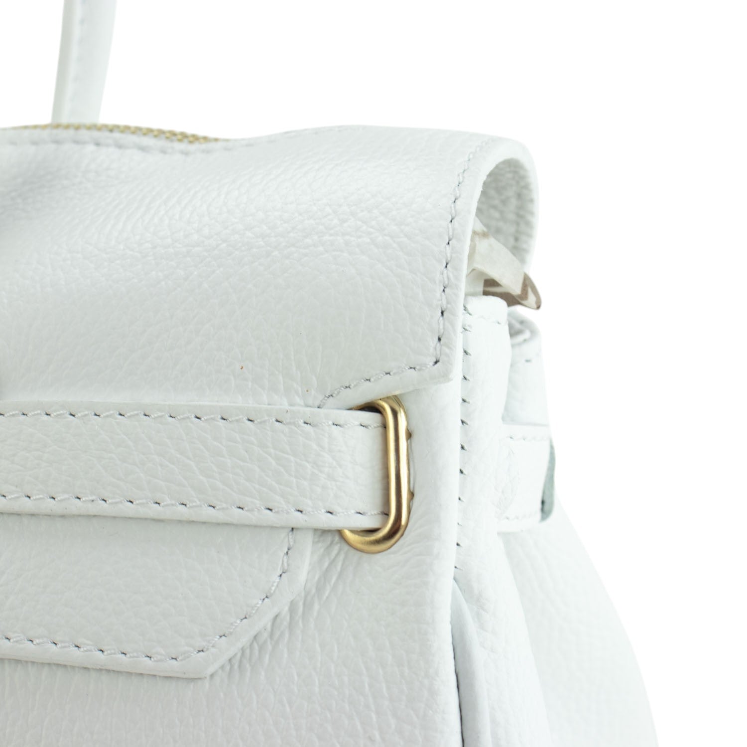 Estrella - Bolso de piel elegancia clásica | Blanco