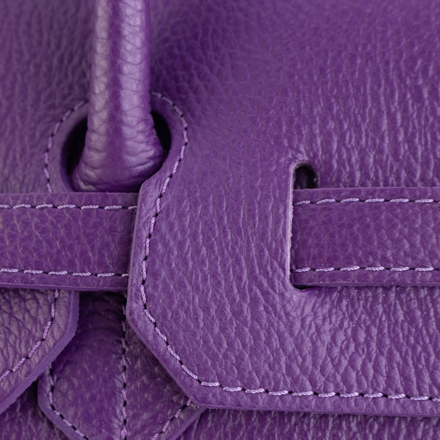 Estrella - Bolso de piel elegancia clásica | Lila