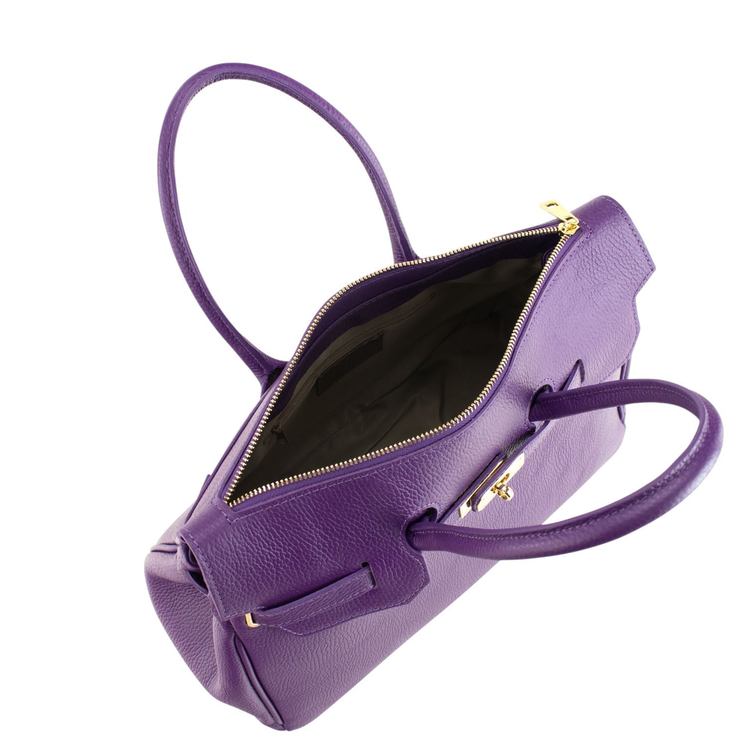 Estrella - Bolso de piel elegancia clásica | Lila