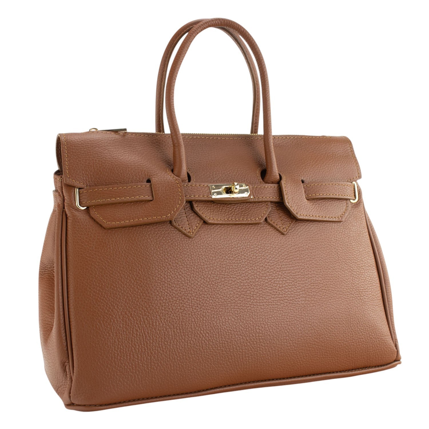Estrella - Bolso de piel elegancia clásica | Marrón