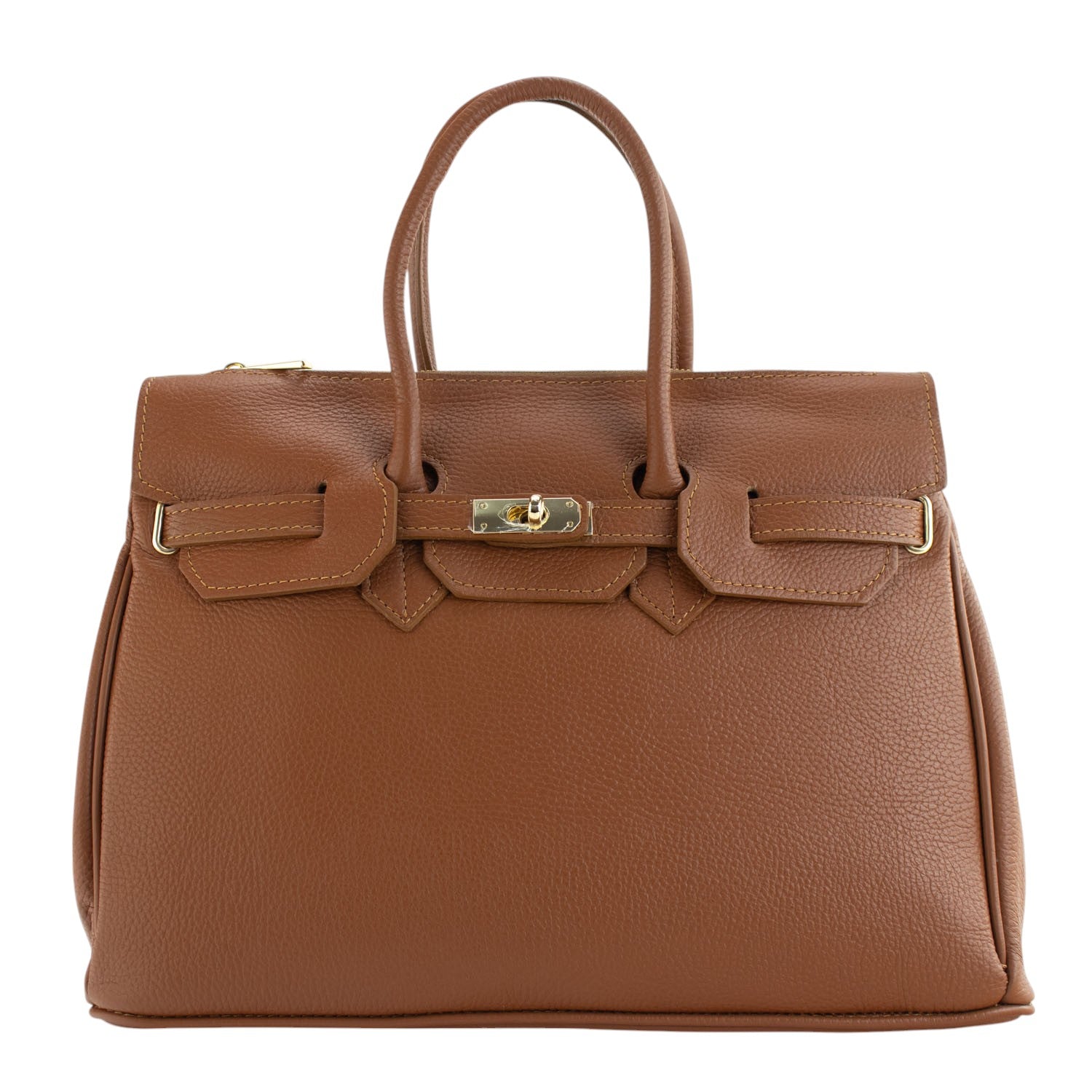 Estrella - Bolso de piel elegancia clásica | Marrón