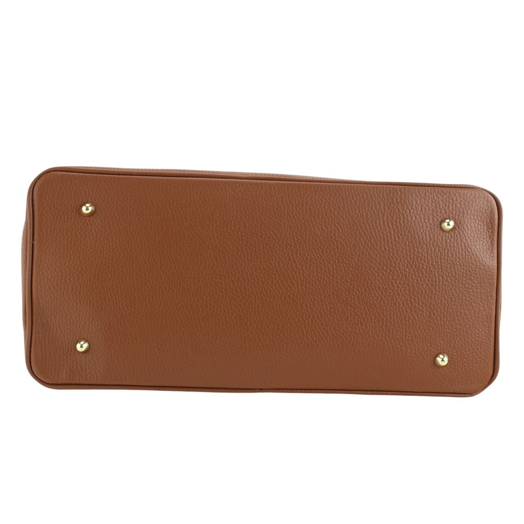 Estrella - Bolso de piel elegancia clásica | Marrón